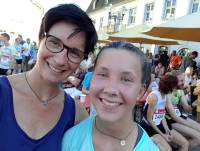 2019-07-04 EM-Stadtlauf Dorothee+Lotte Vorher